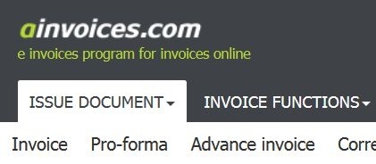 ainvoices - Generator Invoices Online